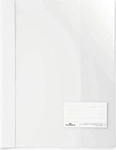 Durable Schnellhefter 2690-02, A4 &Uuml;berbreite, wei&szlig;, aus PVC, Vorderdeckel