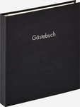 walther-design G&auml;stebuch GB-206-B Fun, schwarz, 26 x 25 cm, blanko wei&szlig;,...