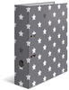 Herma Ordner 7194 Stars, Karton, A4, 7cm, grau mit weißen Sternen