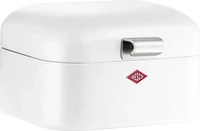 Wesco Brotkasten Mini Grandy, Stahlblech, Klappdeckel, 18 x 17 x 12cm, wei&szlig;