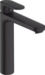 hansgrohe Waschtischarmatur Vernis Blend 190, schwarz matt, 25 cm hoch, aus Messing