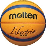 Molten Basketball B33T5000, indoor & outdoor, Gr&ouml;&szlig;e 6, orange/blau, 650 Gramm,