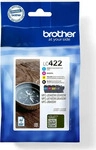 Brother Tinte LC-422VAL Value Pack, schwarz, cyan, magenta, gelb