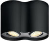 Philips Deckenstrahler Hue Pillar LED schwarz, dimmbar, smart, mit Dimmschalter,