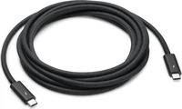 Apple Ladekabel Thunderbolt 4 Pro MW5H3ZM/A, 3m, schwarz, USB-C auf USB-C, 100W
