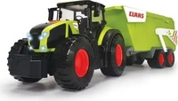 Dickie-Toys Landwirtschaftsfahrzeug Claas Axion, Traktor mit Anh&auml;nger, Licht & Sound