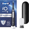 Oral-B Elektrische-Zahnbürste iO Series 4N, Black, 4 Putzmodi, mit Reiseetui