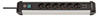Brennenstuhl Steckdosenleiste Premium-Alu-Line 3m, 6-fach, 2x USB, Schalter, schwarz