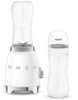 Smeg Standmixer PBF01WHEU 50er Retro Style, mit Trinkflasche, 300 Watt, 600 ml,...