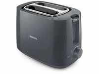 Philips Toaster Daily Collection HD2581/10, 2 Scheiben, 900 Watt, Kunststoffgehäuse,