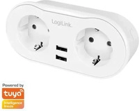 LogiLink Smart-Steckdose SH0102, f&uuml;r innen, WLAN, App-f&auml;hig, programmierbar