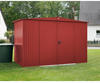 Hörmann Geräteschuppen EcoStar Trend-S, 7,56 m², Typ 3, purpurrot, 323 x 247 cm,