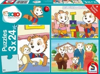 Schmidt-Spiele Puzzle 56414 Bobo Siebenschl&auml;fer, Freunde und Familie, ab 3...