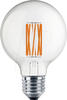 Blulaxa LED-Lampe Filament Globe E27, warmweiß, Energieklasse A, 3,8 Watt (60W), Ø