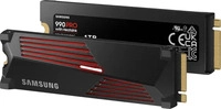 Samsung Festplatte 990 Pro Heatsink MZ-V9P1T0CW, M.2 2280, intern, M.2 / NVMe PCIe