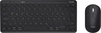 Trust Tastatur Lyra 24845, mit Funkmaus, USB / Bluetooth, schwarz