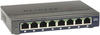 Netgear Switch ProSafe Plus GS108E-300PES, 8 x bis 1000 Mbit/s RJ45 Ports, managed