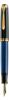 Pelikan Füller Souverän M800, Feder B, schwarz/blau,18-Karat Bicolor-Goldfeder