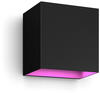 Philips Wandleuchte Hue Ambiance Resonate außen, LED, smart, RGB, dimmbar, schwarz