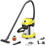 K&auml;rcher Nass-Trockensauger WD 3-18 S Battery Set, 17L, 18V / 5Ah, mit Akku,