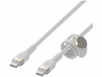 Belkin Ladekabel BoostCharge Pro Flex, weiß, USB C auf USB C, 2m