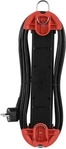 Bachmann Steckdosenleiste Hook Indoor, 5m Kabel, 5-fach in schwarz / rot mit Schalter