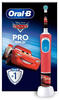 Oral-B Elektrische-Zahnbürste Pro Kids 3+, Cars, 2 Putzmodi, mit 4 Stickern und 1
