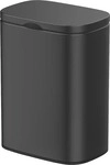 Wenko M&uuml;lleimer Sare, schwarz, Kosmetikeimer aus Metall, Wandmontage, 5 Liter