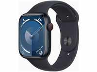 Apple Smartwatch Watch Series 9 iOS GPS Cellular, 45 mm, M/L, NFC, EKG, Aluminium,