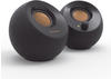 Creative Lautsprecher Pebble, schwarz, 2.0 Soundsystem, 4,4 Watt