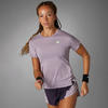Adidas IN0165-0002, Adidas Adizero Running T-Shirt Preloved Fig / Green Spark Frauen