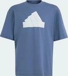 Adidas IS4412-0001, Adidas Future Icons Logo Piqu&eacute; T-Shirt Preloved Ink / Halo Blue