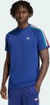 Adidas KC8641-0003, Adidas T-Shirt, 3-Streifen Victory Blue / Bold Green / White