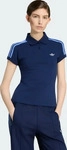Adidas KS4762-0003, Adidas 3-Streifen Poloshirt Night Indigo / Blue Fusion Frauen
