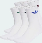Adidas KQ9080-0003, Adidas Trefoil Cushion Crew Socken, 6 Paar White / Night Indigo /