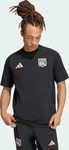 Adidas KG5296-0004, Adidas Olympique Lyonnais Tiro Travel T-Shirt Black M&auml;nner