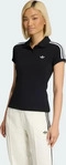 Adidas KD7974-0002, Adidas 3-Streifen Poloshirt Black / White Frauen