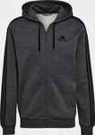 Adidas HB0042-0004, Adidas Essentials Fleece 3-Streifen Kapuzenjacke mit