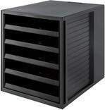 HAN Schubladenbox SCHRANK-SET KARMA mind. 80% Recycling-Kunststoff mit 5 offenen