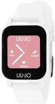 LIU JO Unisex Smartwatch Man in der Farbe: Wei&szlig; mit Silikonarmband,