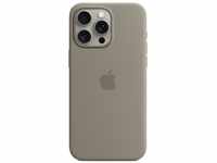 Apple iPhone 15 Pro Max Silikon Case mit MagSafe – Tonbraun...