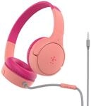 Belkin Sound Form Mini On-Ear-Kopfh&ouml;rer mit Kabel f&uuml;r Kinder, Mit integriertem