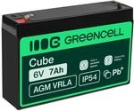 Green Cell AGM 6V 7Ah VRLA Bleiakku f&uuml;r Kassen, Waagen, Kinderspielzeug | f&uuml;r