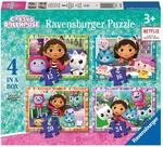 Ravensburger &mdash; 3 Jahre altes 4-Puzzle in Einer Box, Gabby's Dollhouse &mdash;