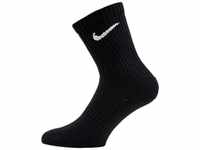 Nike Unisex Everyday Cush Crew 3pr Socken (3 Paar), Black/White, M EU