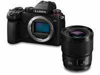 Panasonic LUMIX DC-S5E-K S5 Full Frame spiegellose Kamera mit 50 mm F1.8...