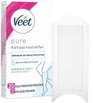 Veet Pure Kaltwachsstreifen f&uuml;r K&ouml;rper, Arme & Beine - Haarentfernung f&uuml;r sensible