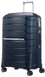 Samsonite Flux - Spinner M, Erweiterbarer Koffer, 68 cm, 75/85 L, Blau (Navy...