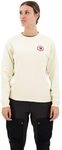 Fj&auml;llr&auml;ven Damen 1960 Logo Badge Sweatshirt, Chalk White, M