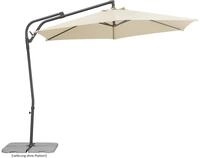 Schneider Sonnenschirm Genua, natur, 300 cm rund, 630-02, Gestell Stahl, Bespannung